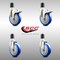 Service Caster 5 Inch 316SS Blue Poly Swivel 1-3/4 Inch Expanding Stem Caster Lock Brake, 2PK SS316TTLEX20S514-PPUB-BLUE-2-S-2-134 - alternate 4